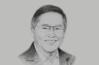 Sketch of <p>Carlos G Dominguez III, Secretary of Finance</p>
