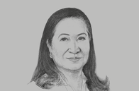 Sketch of <p>Andrea Domingo, Chairman and CEO, Philippine Amusement and Gaming Corporation</p>
