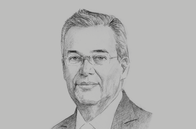 Sketch of <p>Alejandro Díaz de León Carrillo, Governor, Banco de México</p>
