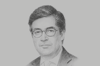 Sketch of <p>Luis Alberto Moreno, President, Inter-American Development Bank</p>
