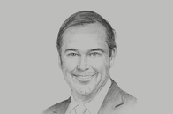 Sketch of <p>Ray W Washburne, President and CEO, Overseas Private Investment Corporation (OPIC)</p>
