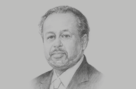Sketch of <p>President Ismaïl Omar Guelleh</p>

