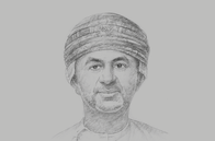 Sketch of <p>Ali bin Masoud Al Sunaidy, Minister of Commerce and Industry</p>
