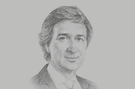 Sketch of <p>Javier Rielo, Vice-President, Total Asia Pacific</p>
