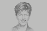 Sketch of <p>Marie-Claude Bibeau, Minister of International Development of Canada</p>
