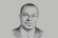 Sketch of <p>Emmanuel Esmel Essis, Director-General, Investment Promotion Agency (Centre de Promotion des Investissements en Côte d’Ivoire, CEPICI)</p>
