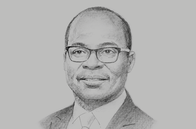 Sketch of <p>Ernest Addison, Governor, Bank of Ghana</p>
