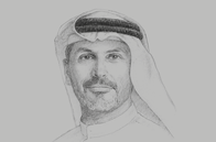 Sketch of <p>Khaldoon Khalifa Al Mubarak, Group CEO and Managing Director, Mubadala Investment Company</p>
