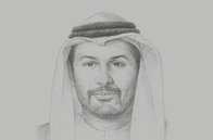 Sketch of <p>Saif Mohamed Al Hajeri, Chairman, Abu Dhabi Department of Economic Development</p>
