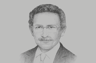 Sketch of <p>Tarek Tawfik, President, American Chamber of Commerce in Egypt</p>
