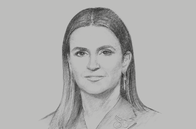 Sketch of <p>Sahar Nasr, Minister of Investment and International Cooperation</p>
