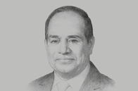 Sketch of <p>President Abdel Fattah El Sisi</p>
