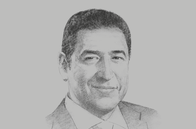Sketch of <p>Hisham Ezz Al Arab, Chairman, Federation of Egyptian Banks and Commercial International Bank</p>
