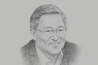 Sketch of <p>Carlos G Dominguez, Secretary of Finance</p>
