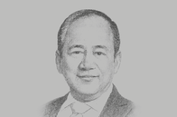 Sketch of <p>Ramon S Monzon, President and CEO, Philippine Stock Exchange (PSE)</p>
