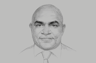 Sketch of <p>Wapu Sonk, Managing Director, Kumul Petroleum</p>
