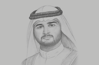 Sketch of <p>Sheikh Maktoum bin Mohammed bin Rashid Al Maktoum, Deputy Ruler of Dubai</p>
