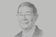 Sketch of <p>U Soe Win, Minister of Planning, Finance and Industry</p>
