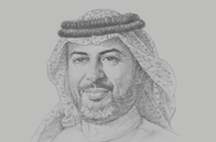 Sketch of <p>Sheikh Khalifa bin Ebrahim Al Khalifa, CEO, Bahrain Bourse</p>

