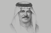 Sketch of <p>King Hamad bin Isa Al Khalifa</p>
