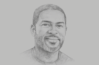Sketch of <p>Kevin Okyere, CEO, Springfield Group</p>
