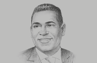 Sketch of <p>Gregory Hill, Managing Director, ANSA Merchant Bank</p>
