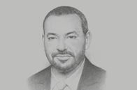 Sketch of <p>His Majesty King Mohammed VI</p>

