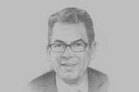 Sketch of <p>Gerd Müller, Minister for Economic Cooperation and Development of Germany</p>
