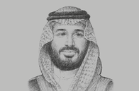 Sketch of <p>Crown Prince Mohammed bin Salman bin Abdulaziz Al Saud</p>
