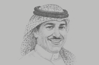 Sketch of <p>Anas Alfaris, President, King Abdulaziz City for Science and Technology (KACST)</p>
