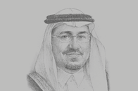 Sketch of <p>Ahmed Alkholifey, Governor, Saudi Arabian Monetary Authority (SAMA)</p>
