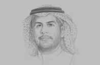 Sketch of <p>Khalid Al Hussan, CEO, Saudi Stock Exchange (Tadawul)</p>
