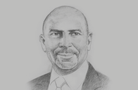 Sketch of <p>Jean-Marie Ackah, President, General Confederation of Businesses of Côte d’Ivoire; and President, Federation of West African Employers’ Organisation</p>
