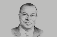 Sketch of <p>Emmanuel Esmel Essis, Director-General, Investment Promo- tion Agency of Côte d’Ivoire</p>
