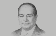 Sketch of <p>President Abdel Fattah El Sisi</p>
