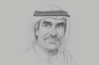 Sketch of <p>Hareb Masood Al Darmaki, Chairman, Central Bank of the UAE (CBUAE)</p>
