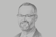 Sketch of <p>Keiran Wulff, Managing Director, Oil Search</p>
