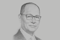 Sketch of <p> Benjamin E Diokno, Governor, Bangko Sentral ng Pilipinas (BSP)</p>

