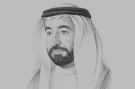 Sketch of <p>Sheikh Sultan bin Muhammad Al Qasimi, Ruler of Sharjah and Member of the UAE’s Supreme Council</p>
