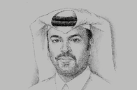 Sketch of <p>Abdulla Mubarak Al Khalifa, Group CEO, Qatar National Bank (QNB)</p>
