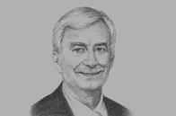 Sketch of <p>Jean-Christophe Durand, CEO, National Bank of Bahrain (NBB)</p>

