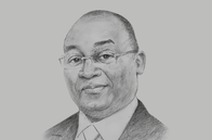 Sketch of <p>Tiémoko Meyliet Koné, Former Governor, Central Bank of West African States (Banque Centrale des Etats de l’Afrique de l’Ouest, BCEAO)</p>

