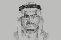 Sketch of <p>Hamad Al Sheikh, Former Minister of Education</p>
