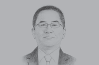 Sketch of <p>James Lau, Managing Director, Rimbunan Hijau (PNG) Group</p>
