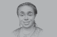 Sketch of <p>Kemi Adeosun, Minister of Finance</p>
