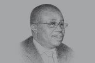 Sketch of <p>H A Kofi Wampah, Governor, Bank of Ghana (BoG)</p>
