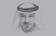 Sketch of <p>Sheikh Ahmed bin Saeed Al Maktoum, Chairman, Dubai Airports; President, Dubai Civil Aviation Authority; and Chairman and CEO, Emirates Group</p>
