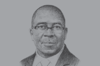 Sketch of <p>Nhlanhla Nene, Minister of Finance</p>
