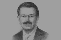 Sketch of M Rifat Hisarcıklıoğlu, President, Union of Chambers and Commodity Exchanges of Turkey (TOBB)