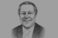 Sketch of Mounir Fakhry AbdelNour, Minister of Trade and Industry